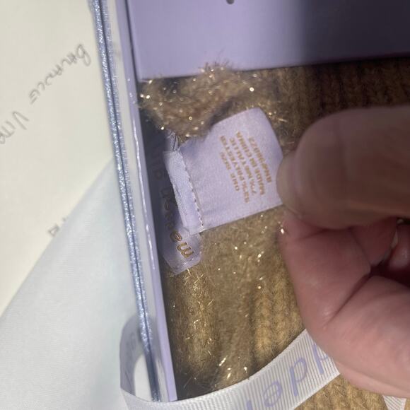 Madden Girl Boxed Gift Set in Camel beanie and scarf - Picture 3 of 5